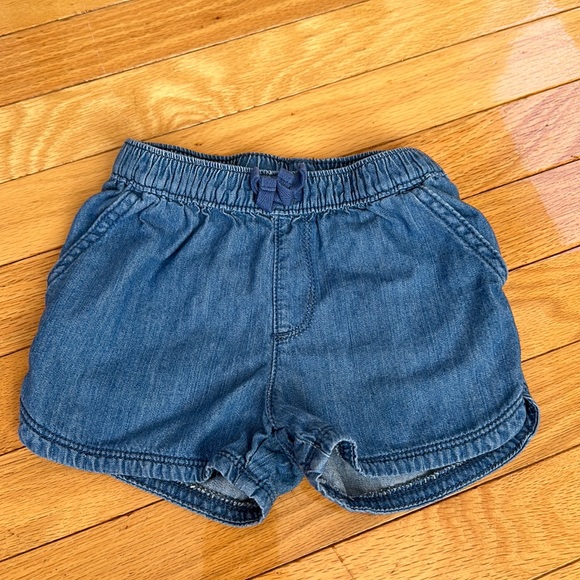 The Children's Place Bottoms Childrens Place Girls Jean Drawstring Shorts Poshmark